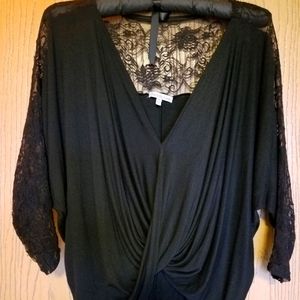Charlotte Russe black dressy top